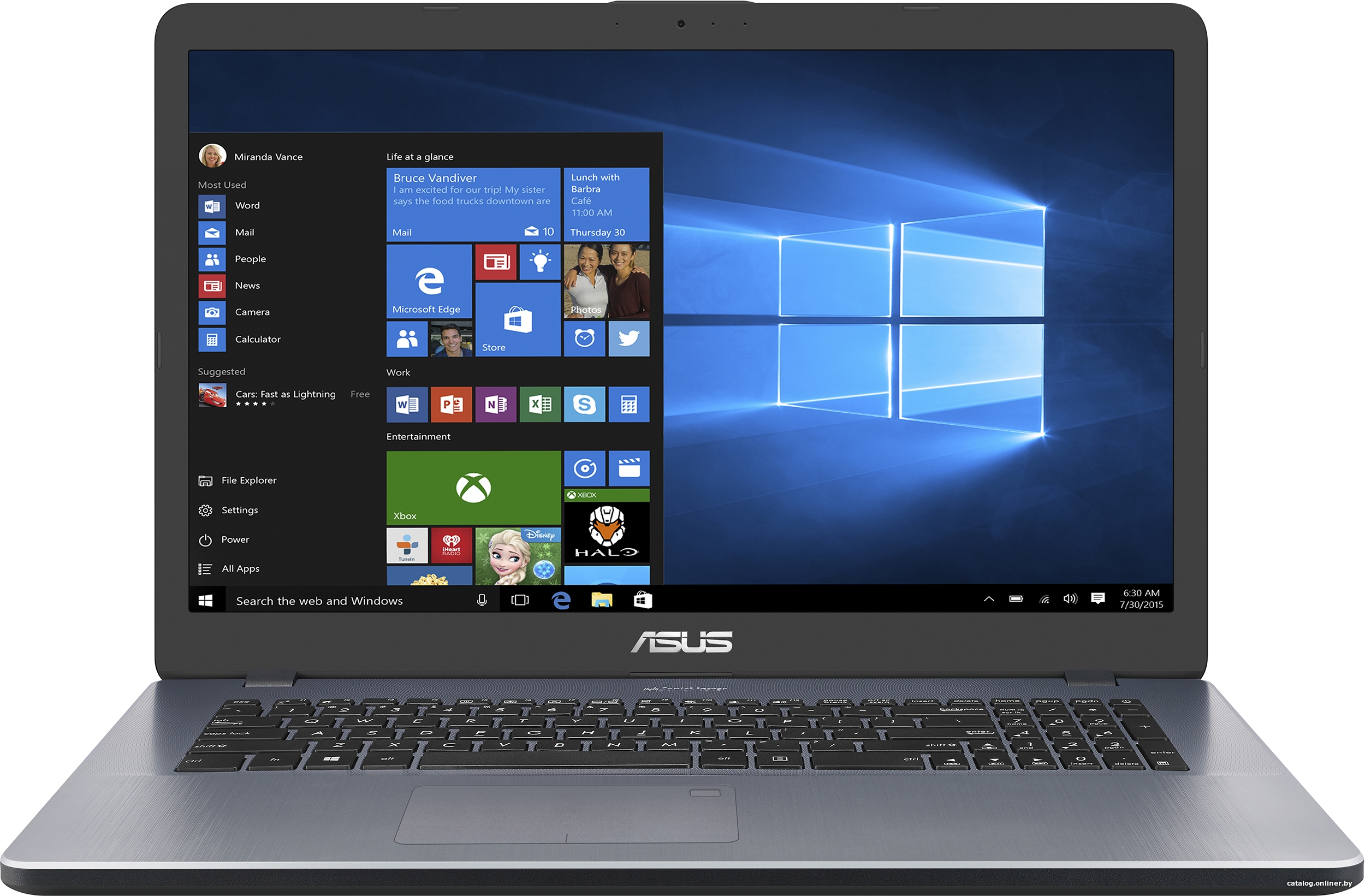 Замена жесткого диска ASUS VivoBook 17 X705UQ-BX130